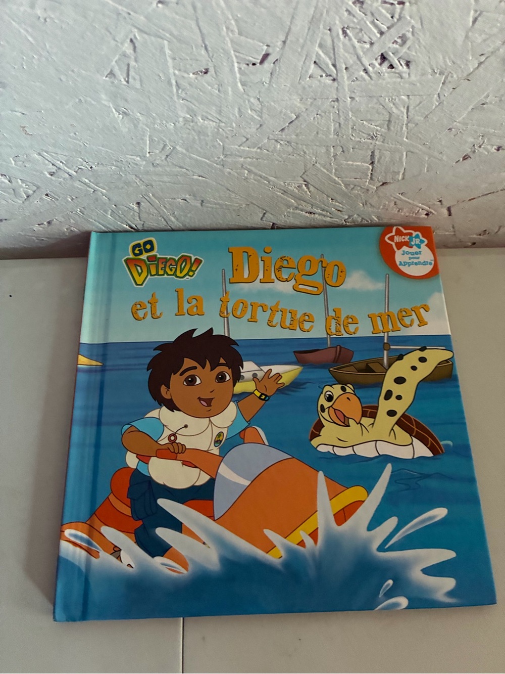 Diego et la tortue de mer - Blue Kids Learning Book